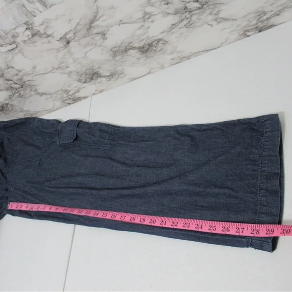 DKNY Chambray Casual Cargo Pants Size 4 - Picture 15 of 16